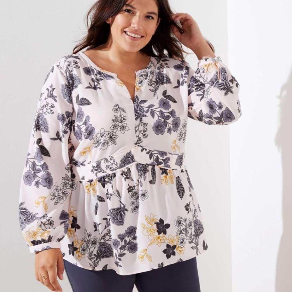 Loft Plus Peplum Blouse